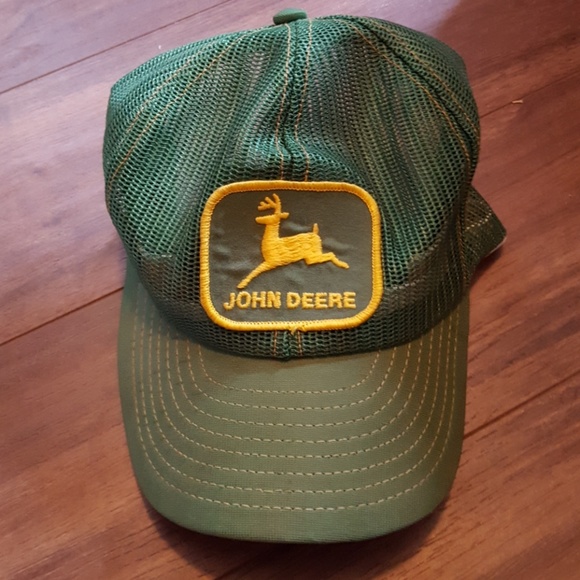 john deere trucker hat vintage